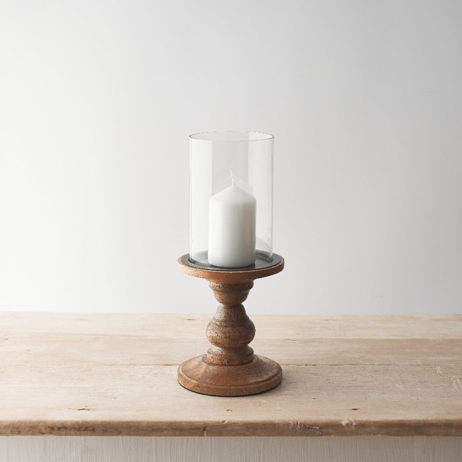 Hurricane Glass Candle Holder