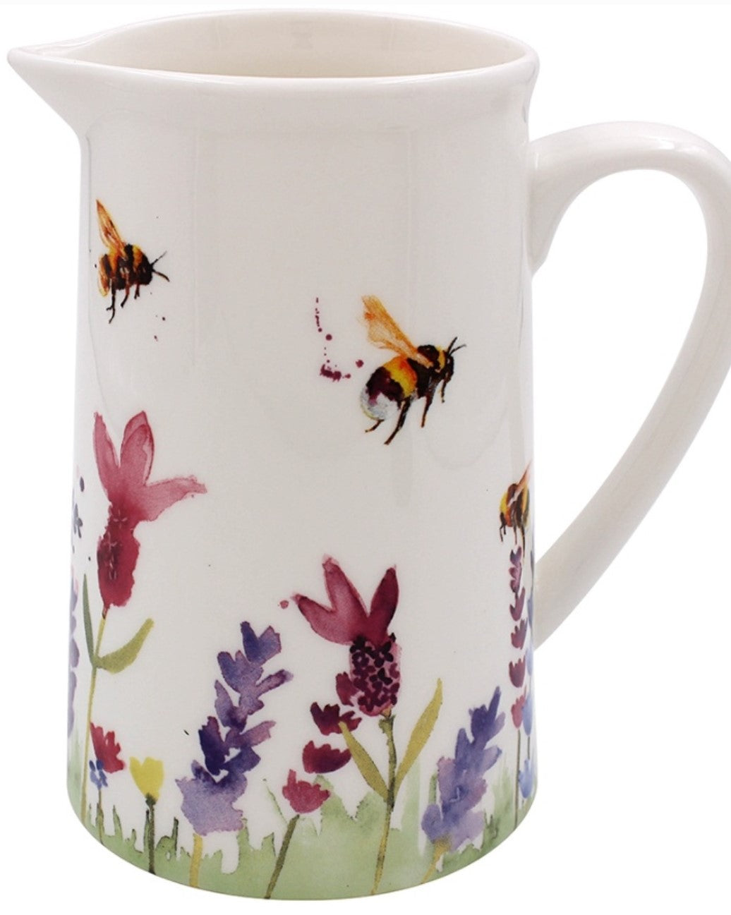 Bumble Bee and Lavender Jug