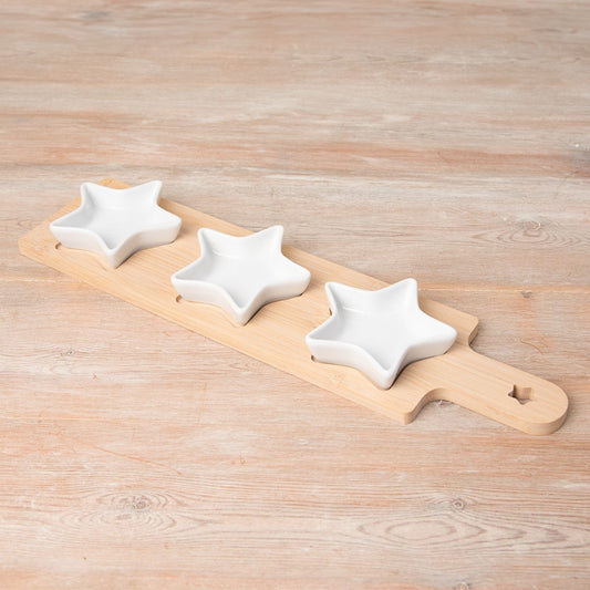 Serving Tray With Star Dishes 40cm