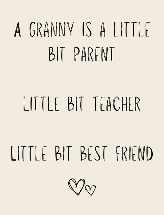 Mini Metal Sign For Granny