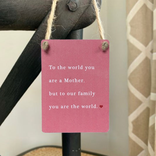 Mini Mother Metal sign