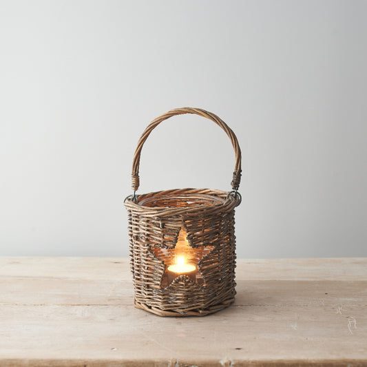 Wicker Star Lantern 19.5cm