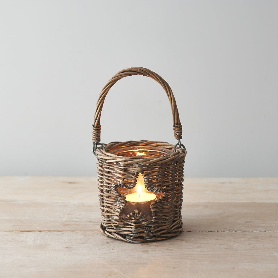 Wicker Star Lantern 24cm